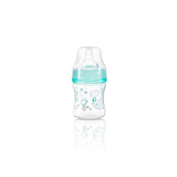 BABYONO Fľaša antikoliková Klasik mint 120 ml 0 m+