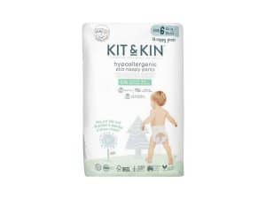 KIT & KIN ekologickej plienkové nohavičky (pull-ups), veľkosť 6 (18 ks), 15 kg +